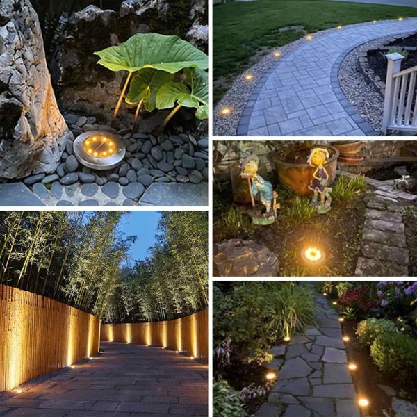 LightBright™ Solar-Powered LED Lights: Waterproof for a Charming Garden - Jess Garden