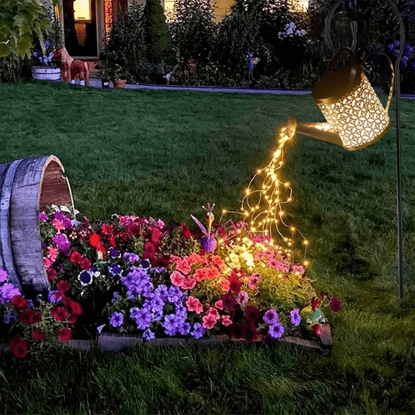 SolarCascade™ - Solar LED Watering Can Light - Jess Garden